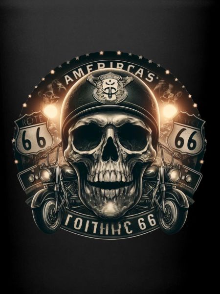 Biker-Schädel