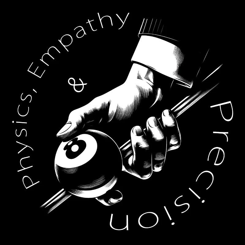 Pool - Billardqueue und Hand - Empathie & Präzision