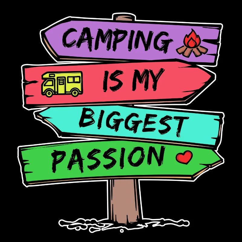 Camping Statement Wohnmobil Herz Camper Relaxen