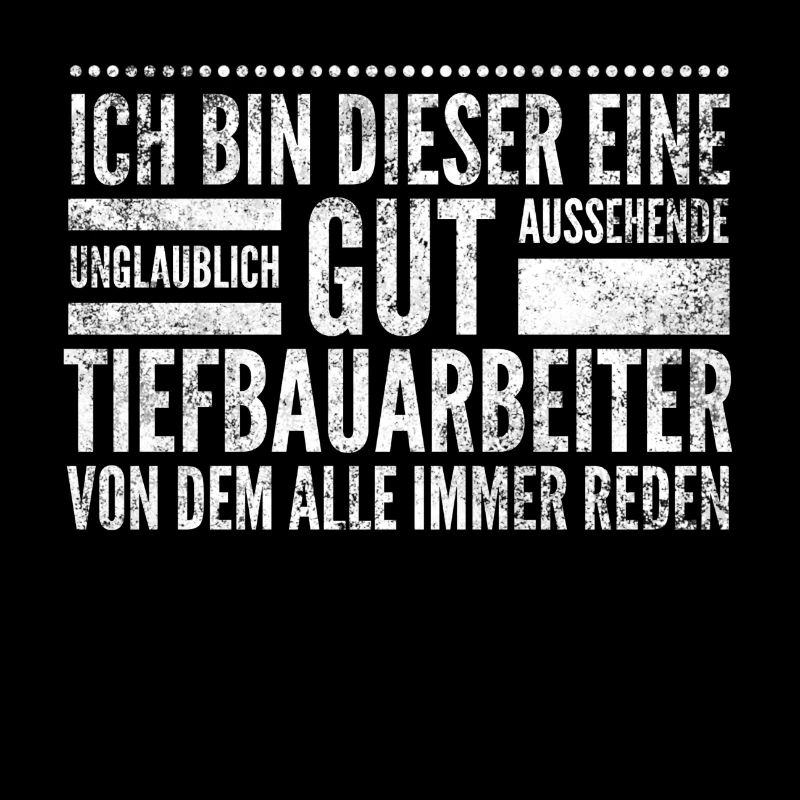 Tiefbauarbeiter - Bauarbeiter mit Köpfchen