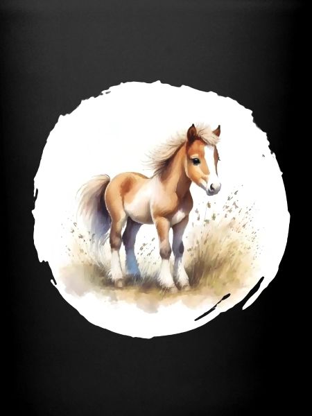 Aquarelle de poulain