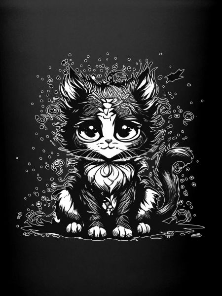 Dreaming Manga Comic Cat
