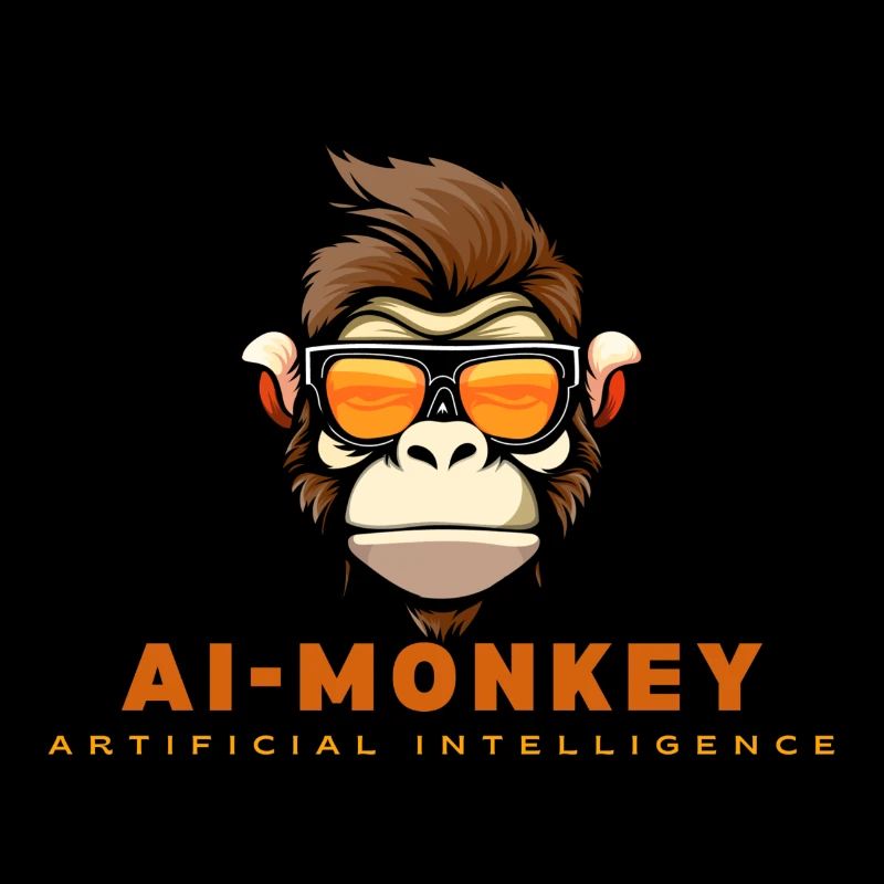 AI Affe mit Sonnenbrille