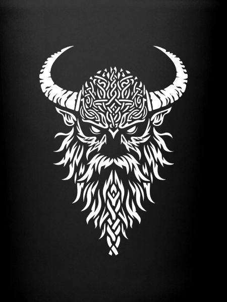 Viking warrior head