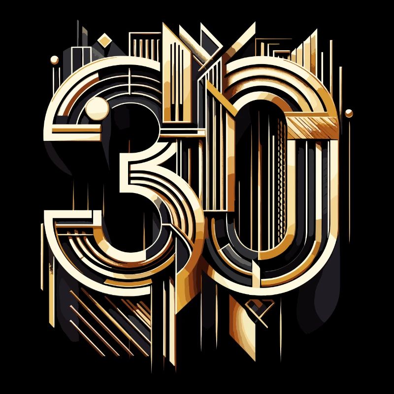 30 ans or moderne 30e cadeau d’anniversaire