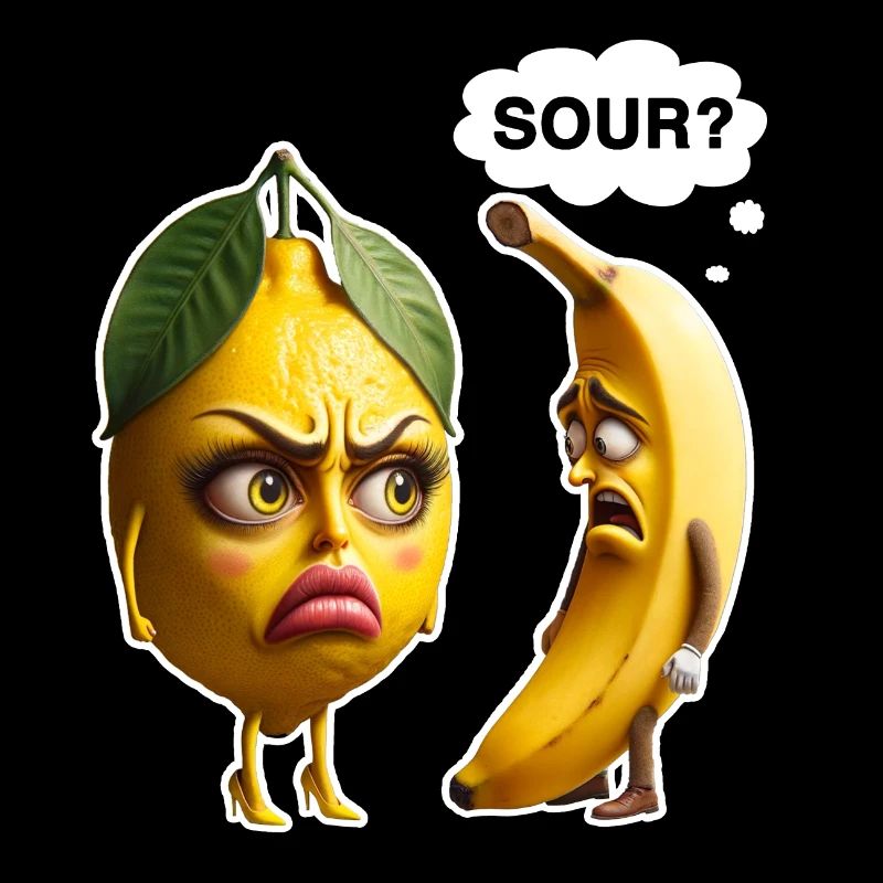 Zitrone vs Banane: Streit im Obstkorb