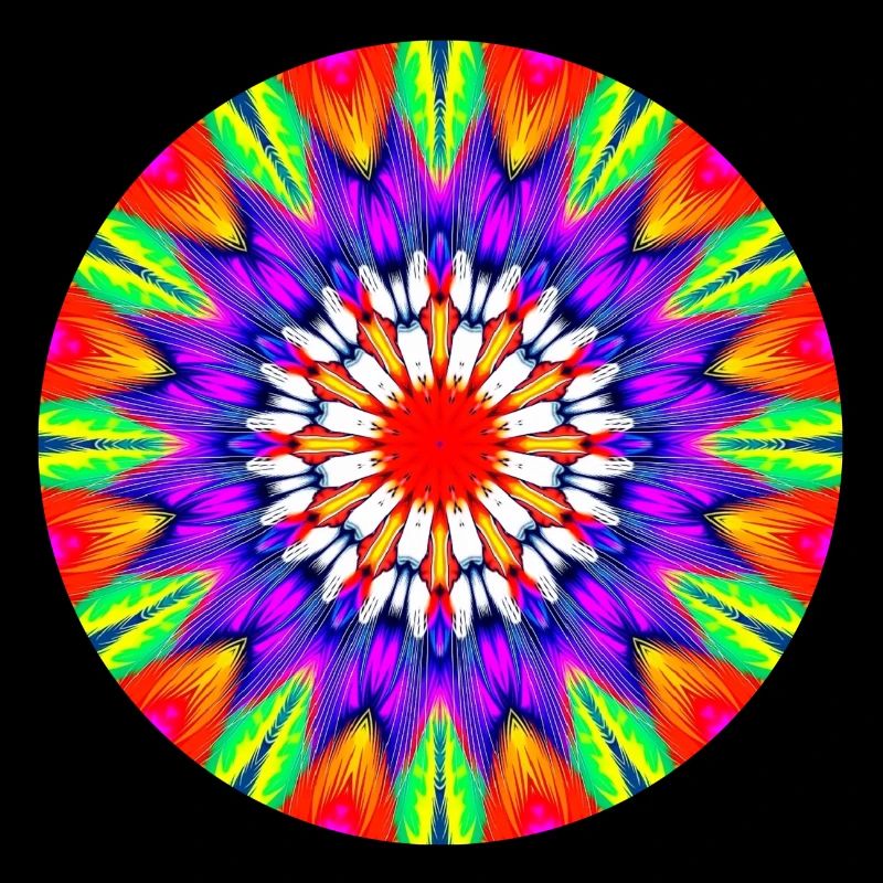 Kaleidoskop Mandala Farbrausch