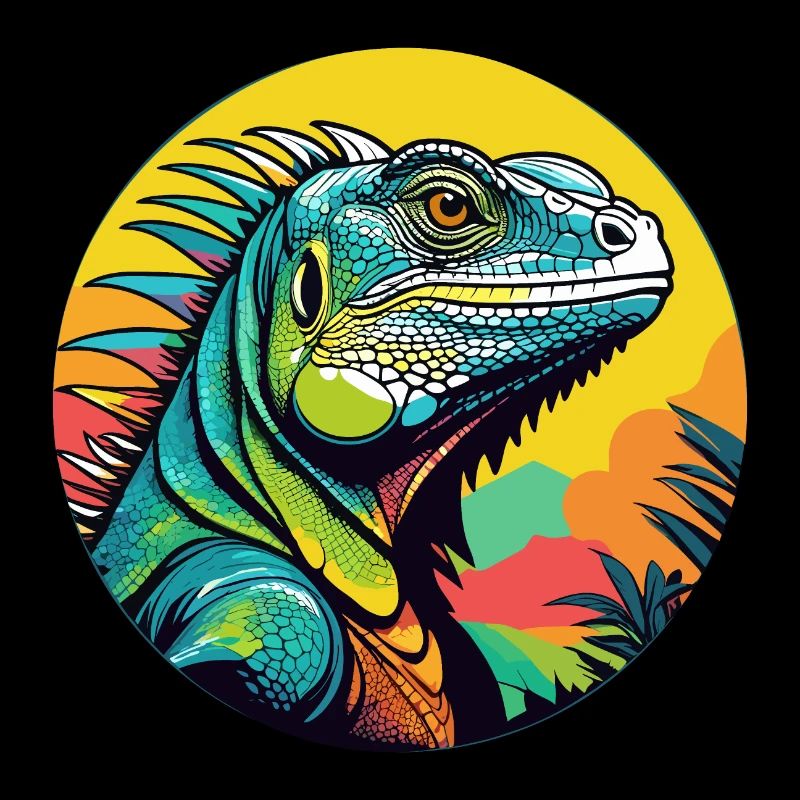 Leguan-Kunst