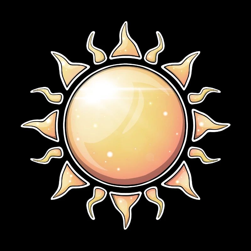 Radiant Sunburst Nature Design