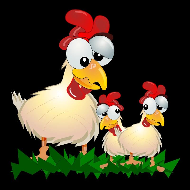 CHICKENS ROOSTER HEN