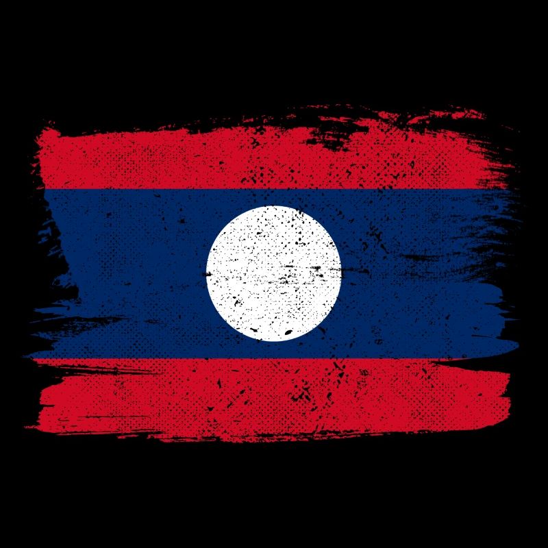 Laos Flag Flag Peace Vintage