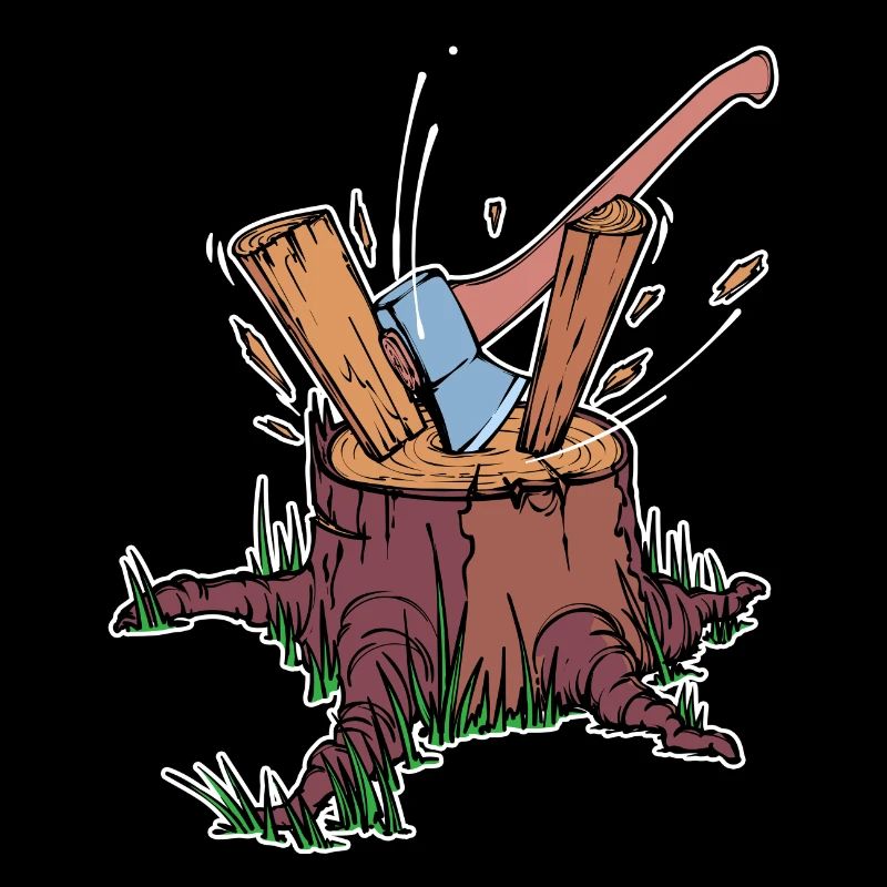 bûcheron, menuiserie, menuiserie, boiseries, hache, forestier