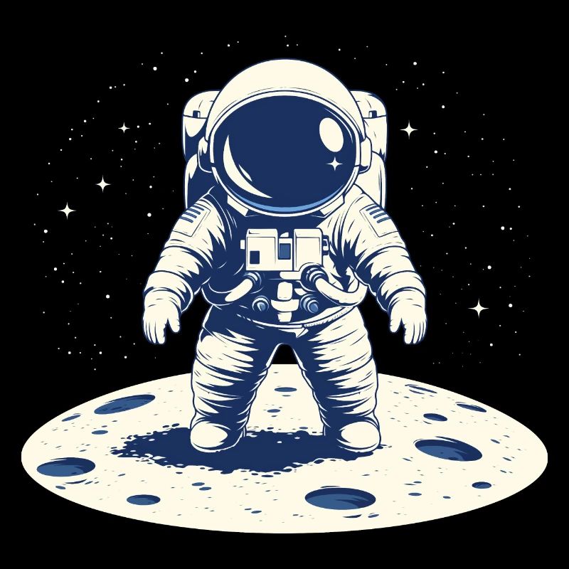 An Astronaut on the Moon