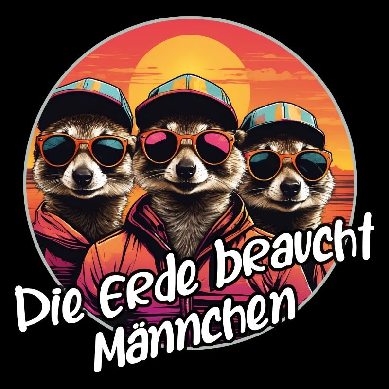 Coole Erdmännchen lustiger Erdmännchenspruch