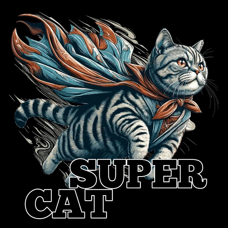 Super Katze Britisch Kurzhaar BKH getigert