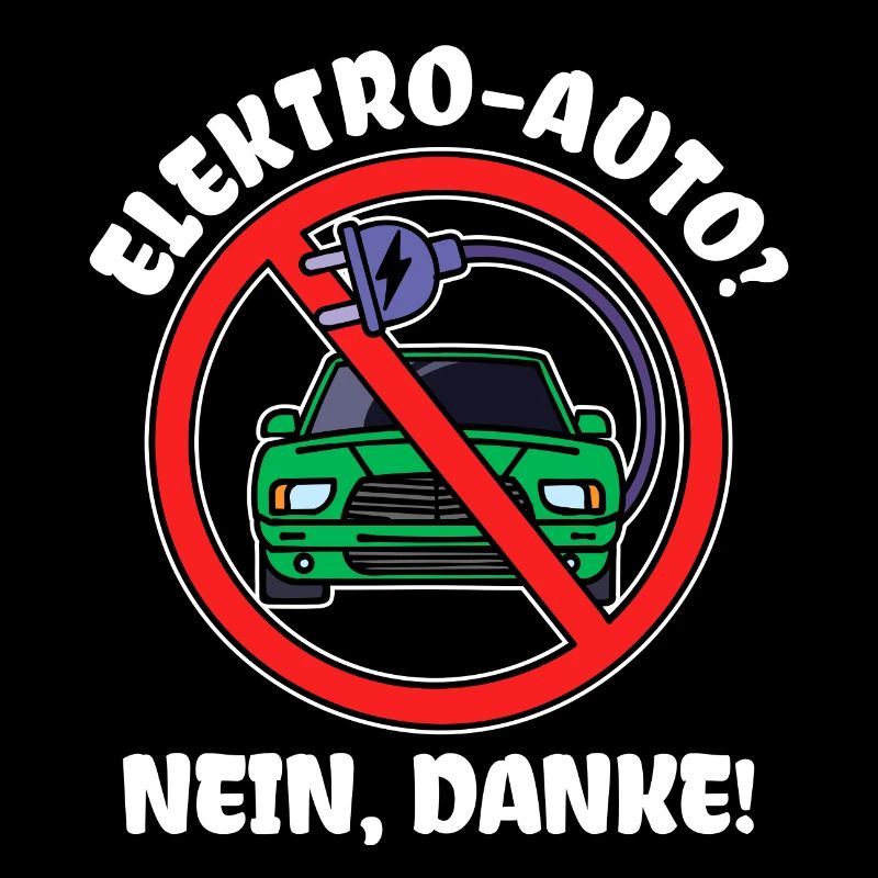 E-auto Elektrische Energie Strom Statement Tanken