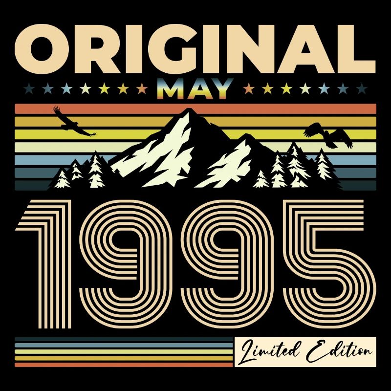 Original 1995 Millésime 1995 29e anniversaire 1995