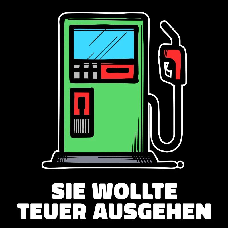 Benzin Diesel Statement Tanken Zapfsäule Strom