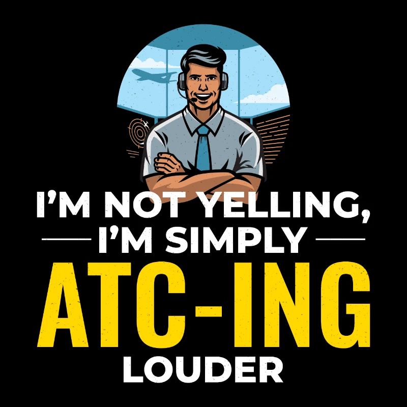 Air Traffic Controller ATC Aviation Humor Airplane