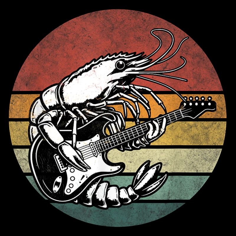 Guitare Crayfish Rock Sunset