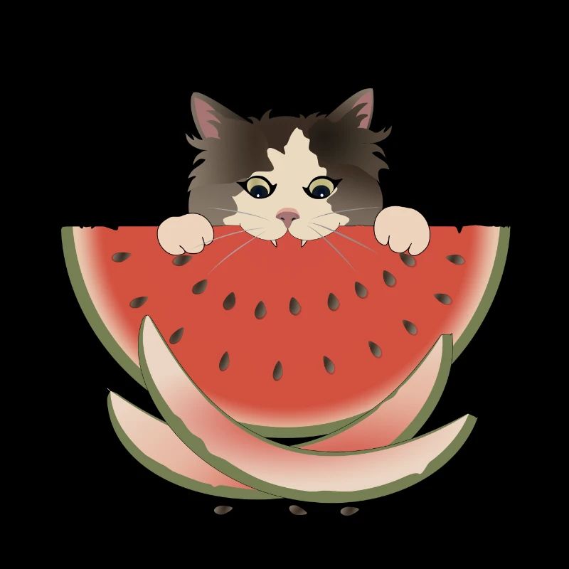 Wassermelone Delight Katze