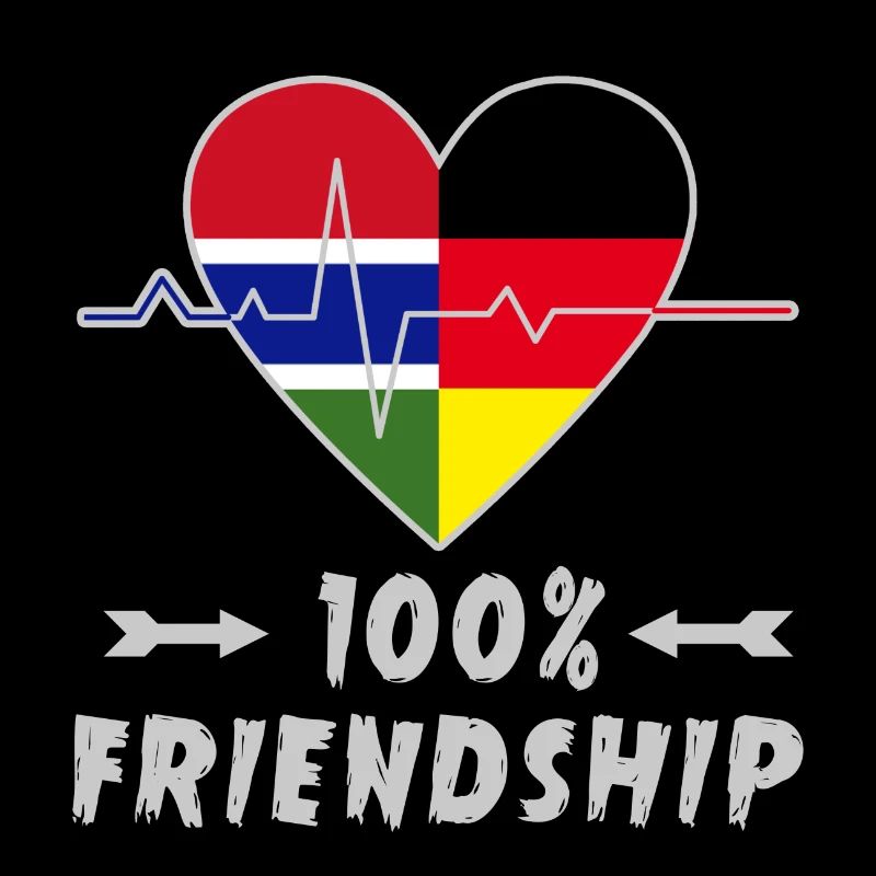 Gambia and Germany 100% friendship
