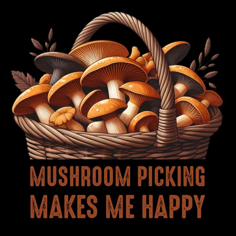 La cueillette des champignons me rend heureuse