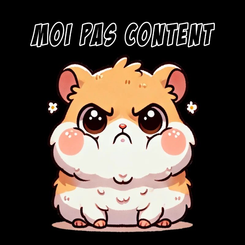 Hamster "Moi pas content"