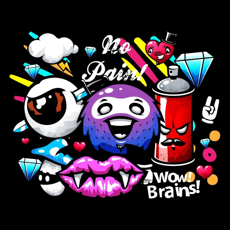 Graffiti Sprayer Boombox