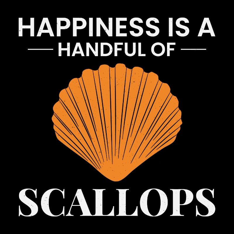 Scallop Seashells Collector Beachcomber Shellfish