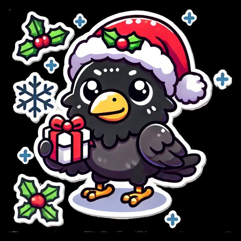 Festive Crow Mischief