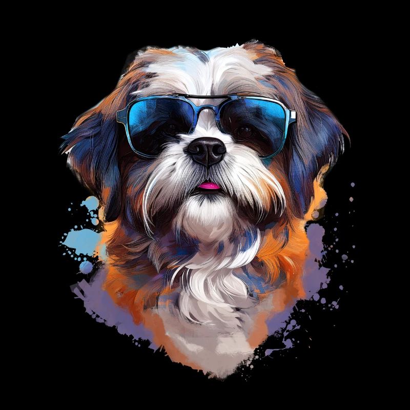 Shi Tsu mit Sonnenbrille