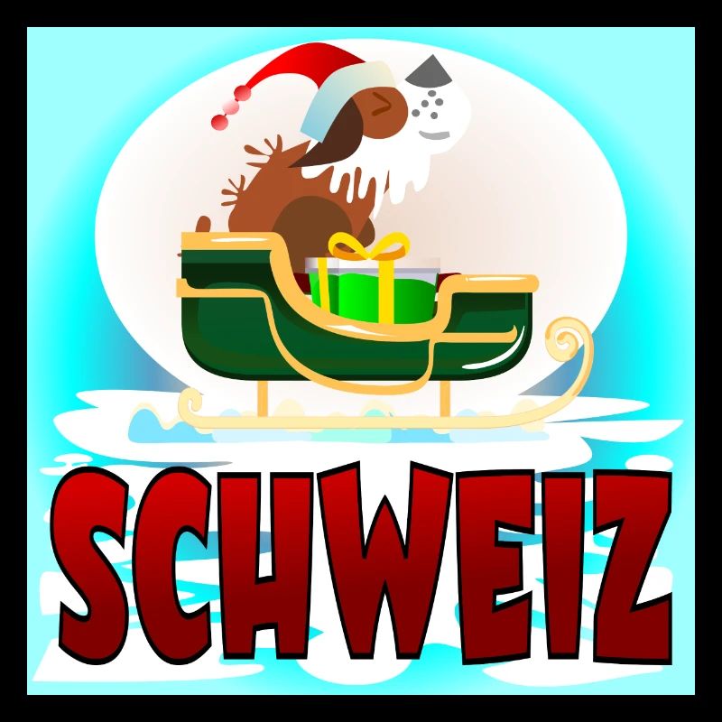 WEIHNACHTEN BERNHARDINER - SCHWEIZER HUND SCHWEIZ