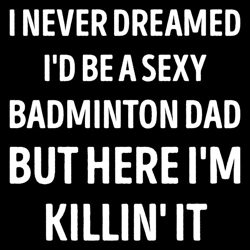 Badminton papa drôle papa blague