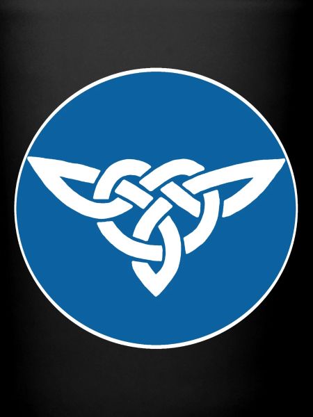 Oiseau celte bleu