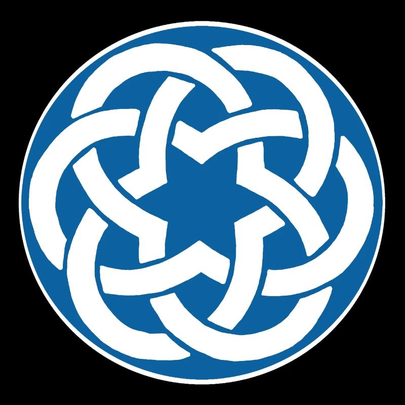 étoile celte bleu