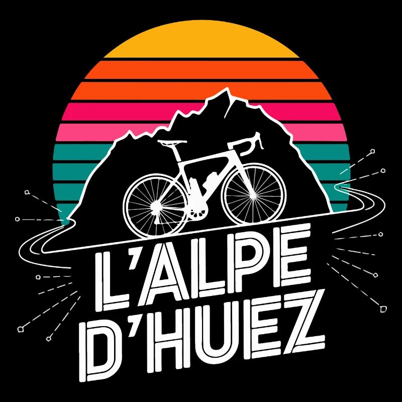 L'Alpe d'Huez Retro-Radsport-Design