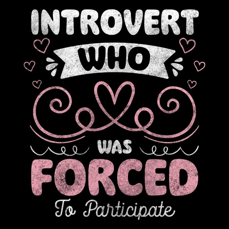 Introverti, contact social, réflexion