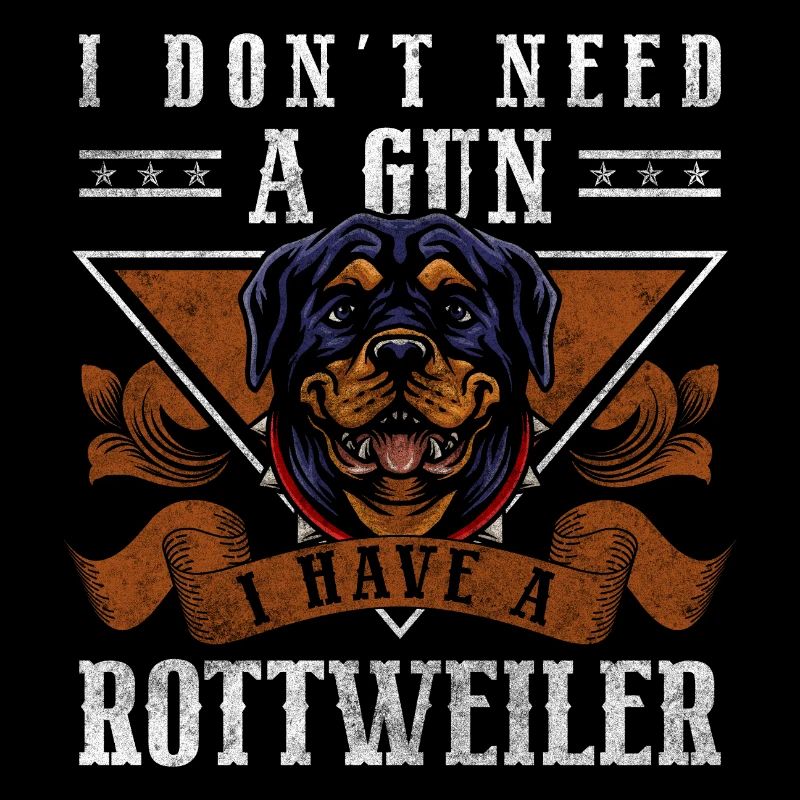 Rottweiler Chien d’assistance Propriétaire Courage