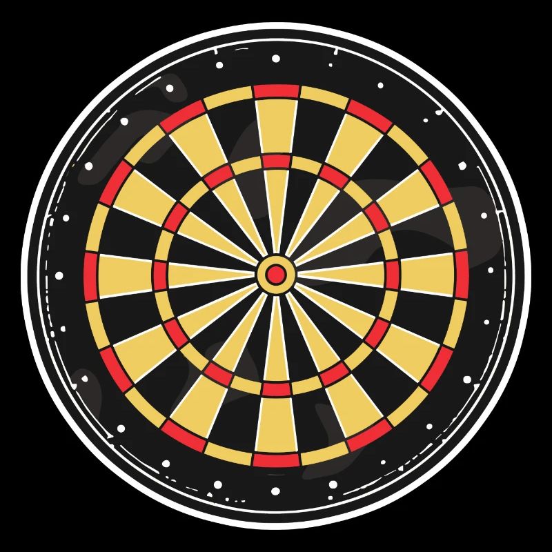 Graphique du jeu de fléchettes