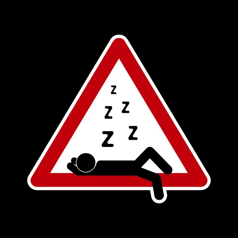 Drôle De Panneau De Route, Dormir, Paresseux