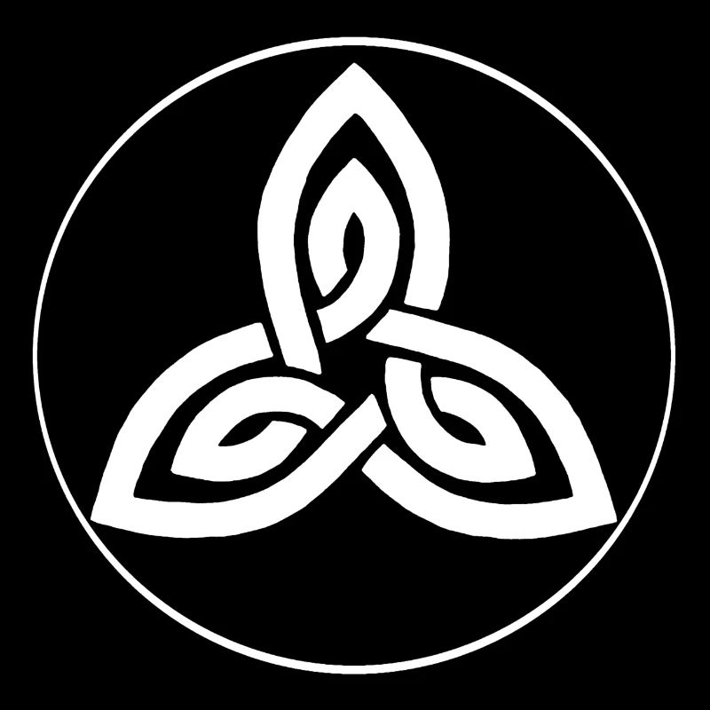 Weiße keltische Blume