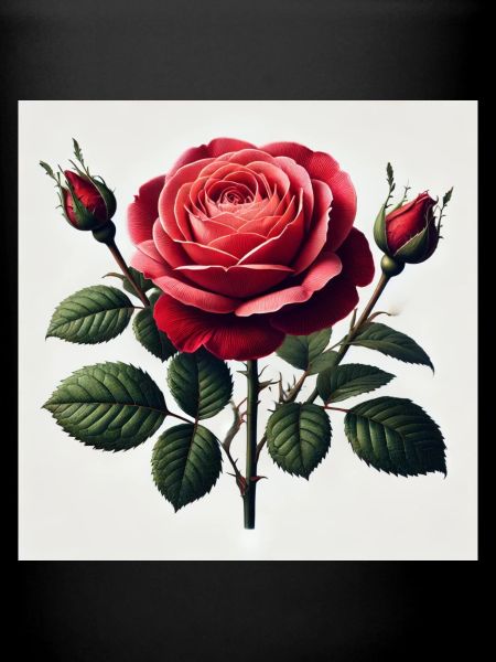 Belle rose rouge
