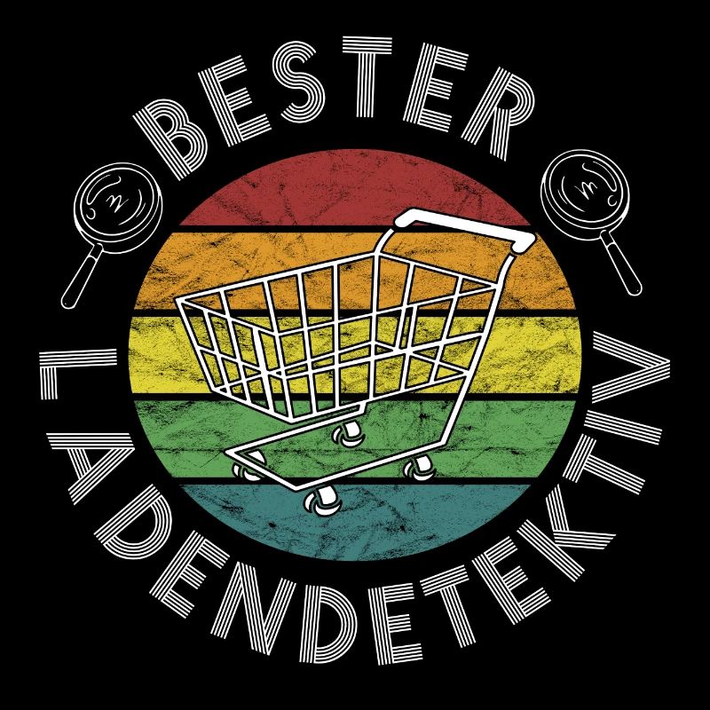 bester Ladendetektiv Supermarkt vintage retro