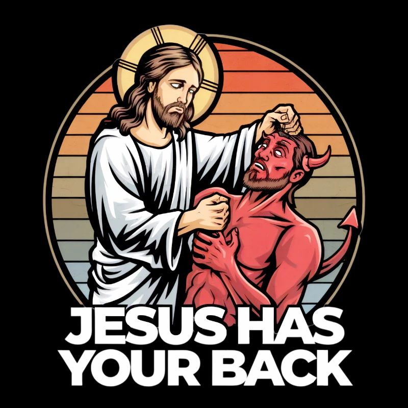 Jesus Has Your Back Inspirational