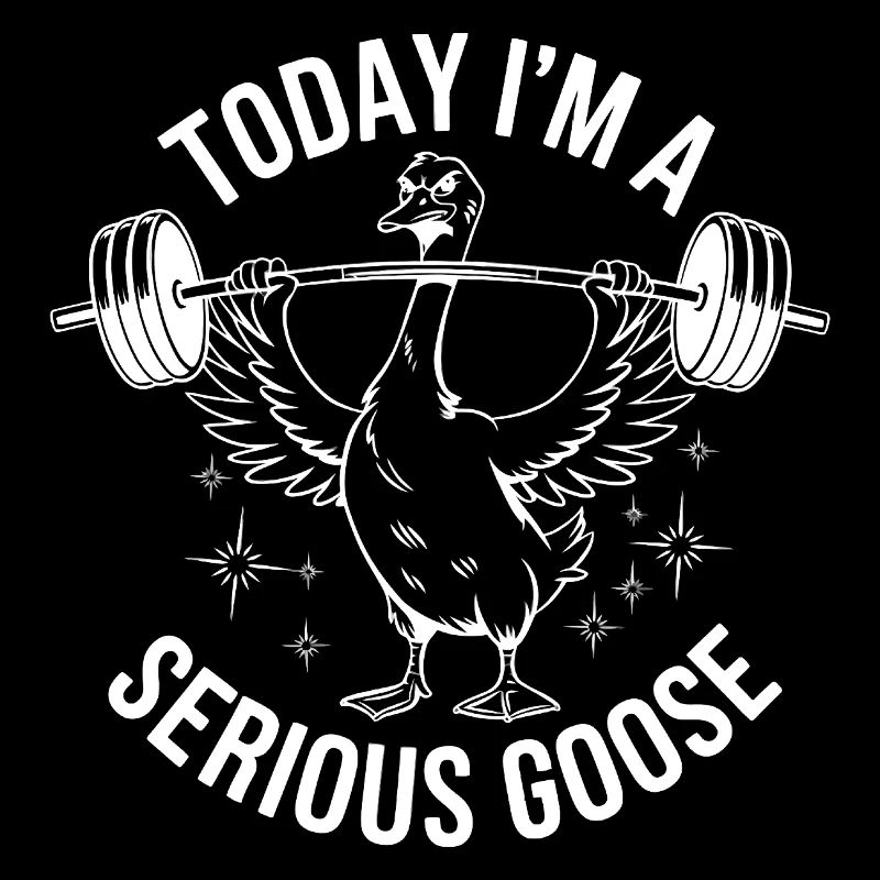 Ernsthafter Gänseheber