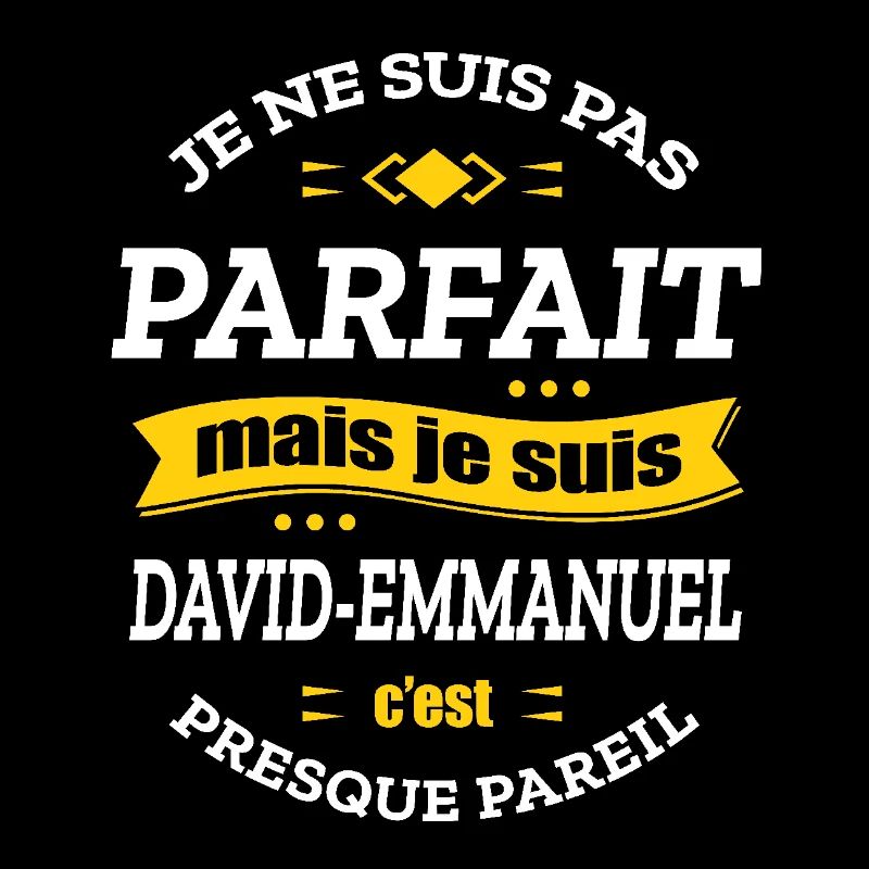 DAVID-EMMANUEL PARFAIT - PRENOM DAVID-EMMANUEL