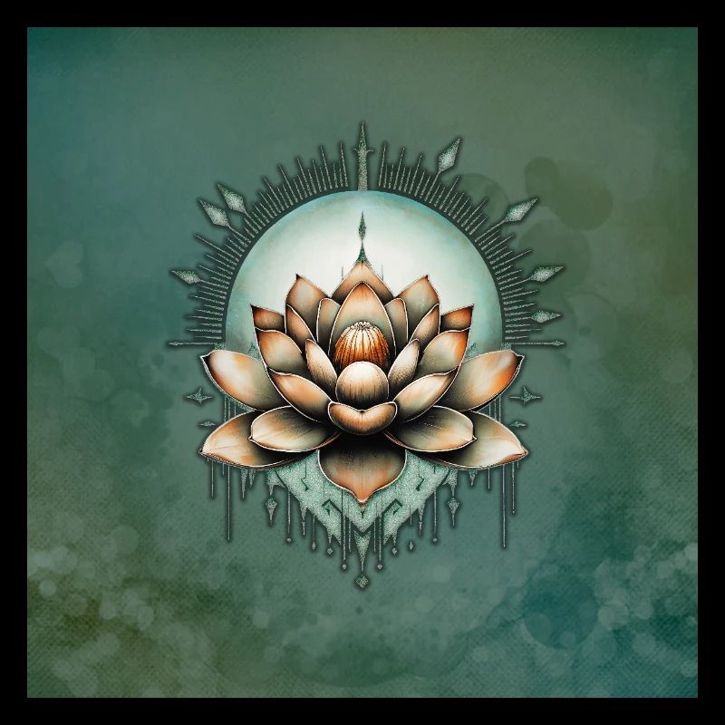 Meditative Eleganz. Exquisite Lotusblüte