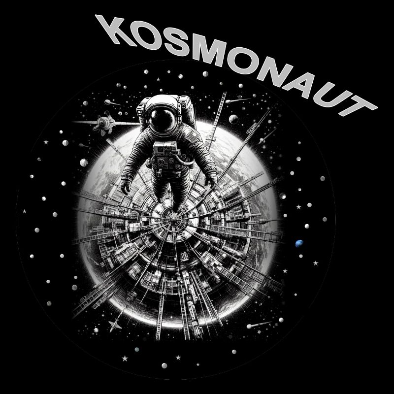 Kosmonaut im Sternenring