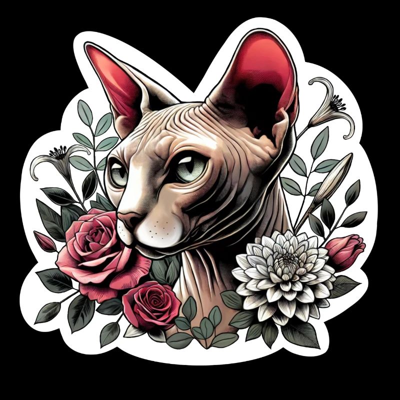 Rose Sphynx Chat